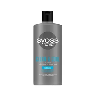 Syoss Men Clean & Cool szampon do włosów normalnych i przetłuszczających się 500 ml - Szampony do włosów - miniaturka - grafika 1