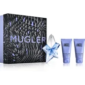 Zestawy perfum damskich - Mugler Angel SET2 Zestaw woda perfumowana 25 ml + mleczko do ciała 50 ml + żel pod prysznic 50 ml - miniaturka - grafika 1