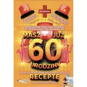 Kartki okolicznościowe i zaproszenia - Karnet Urodzinowy z receptą 60 - miniaturka - grafika 1
