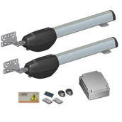 Napędy i siłowniki do bram - Zestaw do bramy dwuskrzydłowej Roger BE20/211/HS/F - miniaturka - grafika 1