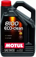 Oleje silnikowe - Motul OLEJ 5W-30 8100 ECO-CLEAN C2 5L MOTUL 5W308100ECOC25 5W305 5W30 8100 ECO C2 5 - miniaturka - grafika 1