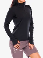 Bluzy sportowe damskie - Bluza z zamkiem 1/2 damska Helly Hansen LIFA Tech Lite 1/2 Zip - black - miniaturka - grafika 1