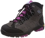 Buty dla chłopców - Brütting Mount Bona High Kids Uniseks - dzieci Buty trekkingowe i turystyczne, szary/liliowy/niebieski, 41 EU - miniaturka - grafika 1
