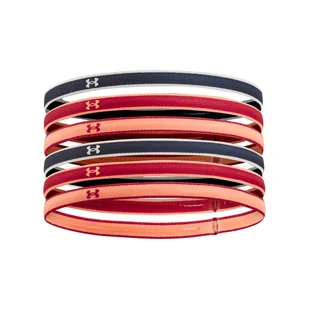 Damska opaska na głowę treningowa UNDER ARMOUR UA Mini Headbands (6-pack) - multikolor - Czapki i chusty sportowe damskie - miniaturka - grafika 1