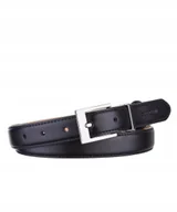 Paski - Pasek Damski Do Spodni Skórzany Skóra Naturalna PUCCINI Czarny PAD205S 1 - miniaturka - grafika 1