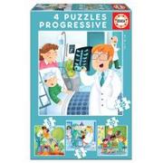 Puzzle - Educa 17146 Progressive Puzzles i Want to be 12 + 16 + 20 + 25"""""""""""""""" - miniaturka - grafika 1