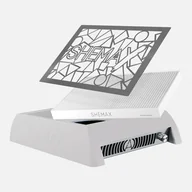 Pozostałe urządzenia kosmetyczne - Shemax Pochłaniacz Pyłu Do Manicure X-PRO Biały - miniaturka - grafika 1