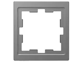 Klawisze i ramki - Schneider Merten-Ramka-D-Life-1-krotna-stal-nierdzewna MTN4010-6536 - miniaturka - grafika 1