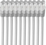 Kable miedziane - shiverpeaks BS75711-H0.25-SET10 Kabel sieciowy szary 0,25 m Cat6 S/FTP (S-STP) (BS75711-H0.25-SET10) - miniaturka - grafika 1
