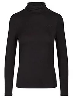 Koszulki i topy damskie - ApartFashion Damska koszulka z golfem, czarny, 38 - grafika 1