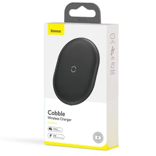Baseus Cobble bezprzewodowa indukcyjna ładowarka Qi 15W + kabel USB - USB Typ C 1m czarny (WXYS-01) hurtel-56055-0 - Ładowarki do telefonów - miniaturka - grafika 45