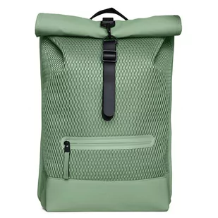 Plecak Rains Rolltop Rucksack Mesh 13340-06 - zielony - Plecaki - miniaturka - grafika 1