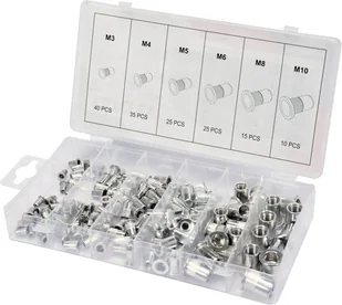 YATO Nitonakrętki aluminiowe YATO, M3-m10, 150 szt - Dalmierze - miniaturka - grafika 3