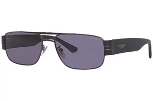Police Unisex SPLA55 okulary przeciwsłoneczne, gun metal matowy czarny matowy, 57, Gun Metal Matt - Black Matt, 57 - Okulary przeciwsłoneczne - miniaturka - grafika 1