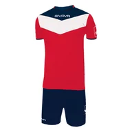 Piłka nożna - Komplet Givova Kit Campo czerwono-granatowy KITC53 1204 - Rozmiar - XXL - miniaturka - grafika 1