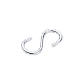 Haki, szakle i karabinki - Standers Hak S otwarty 3 mm 35x12 mm ocynk 15 kg 2 sztuki - miniaturka - grafika 1