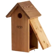 Karmniki dla ptaków - Budka lęgowa z drewna jodłowego dla sikorki h30 cm - miniaturka - grafika 1