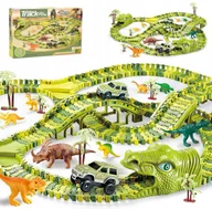 Zabawki konstrukcyjne - Tor Samochodowy Orbital Paradise Dinozaur Park Magic Track 270 El. - miniaturka - grafika 1
