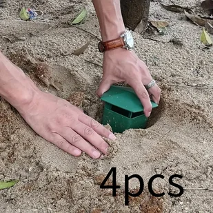 TEMU 4 szt. Premium Pułapki na Ślimaki - Wytrzymałe, Wielokrotnego Użytku, Plastikowe Łapacze na Ślimaki i Szkodniki Ogrodowe, Idealne do Ogrodów i - Inne - miniaturka - grafika 1