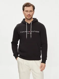 Tommy Hilfiger Bluza Core Logo MW0MW10752 Czarny Regular Fit - Bluzy męskie - miniaturka - grafika 1