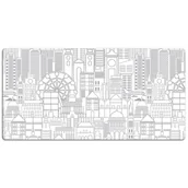 Podkładki na biurko - Duża podkładka na biurko Szkicowane miasto 120x60cm, Dywanomat - miniaturka - grafika 1