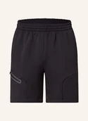 Spodenki damskie - Under Armour Szorty Dresowe Unstopppable schwarz - miniaturka - grafika 1