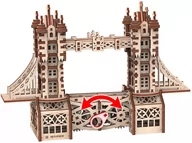 Puzzle - Mały Tower Bridge drewniane mechaniczne puzzle 3D - miniaturka - grafika 1