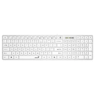 Klawiatury - Genius SlimStar 126 COPILOT, klawiatura CZ/SK, klasyczna, przewodowa (USB), biała - miniaturka - grafika 1
