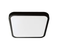 Lampy sufitowe - LED Plafon łazienkowy LED/18W/230V IP44 3000K 25x25 cm czarny - miniaturka - grafika 1