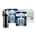 Baterie i akcesoria - Baterie everActive Pro Alkaline 240szt LR6 / AA, 240szt LR03 / AAA + latarka everActive FL-55R Dripple - miniaturka - grafika 1