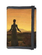 Portfele - Portfel Kobieta na tle zachodzącego słońca Caspar David Friedrich - miniaturka - grafika 1