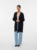 Swetry damskie - Vero Moda Kardigan w kolorze czarnym - miniaturka - grafika 1
