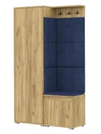 Meble do przedpokoju - Zestaw mebli do przedpokoju dąb craft + granat T4-N53 - miniaturka - grafika 1