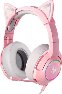 Onikuma K9 7.1 Różowe Mikrofon Rgb Pc Ps4 - Słuchawki - miniaturka - grafika 2