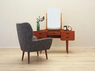 Fotele - Fotel szary, włoski design, lata 70, produkcja: Włochy - miniaturka - grafika 1