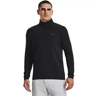 Koszulki męskie - Under Armour Męska koszulka rozgrzewająca z długim rękawem Playoff 1/4, czarna, M, Czarny, M - miniaturka - grafika 1
