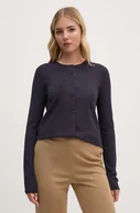 Swetry damskie - Calvin Klein sweter damski kolor granatowy lekki K20K207450 - miniaturka - grafika 1