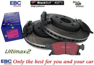 Tarcze hamulcowe - Przednie klocki Ultimax2 + tarcze hamulcowe 330mm EBC seria Premium Dodge Durango 3,6 V6 - miniaturka - grafika 1