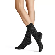 Skarpetki damskie - Hudson Damskie zimowe prążkowane skarpety z miękkiej dzianiny, czarny, 35-38 EU - miniaturka - grafika 1