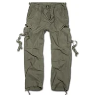Odzież trekkingowa męska - Spodnie bushcraft męskie Brandit M65 Vintage Olive - miniaturka - grafika 1