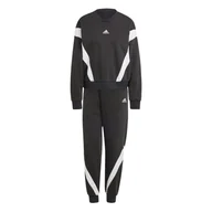 Spodnie damskie - Damski Dres ADIDAS W LAZIDAY TS IA3152 – Czarny - miniaturka - grafika 1