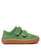 Buty dla dziewczynek - Froddo Sneakersy Barefoot Vegan G3130248-1 M Zielony - miniaturka - grafika 1