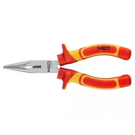 Kombinerki i obcęgi - NEO-TOOLS Szczypce wydłużone proste 180 mm 1000V, CrV, polerowane TOP-01-224 - miniaturka - grafika 1