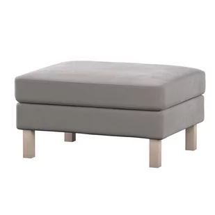 Dekoria pl pl Pokrowiec na podnóżek Karlstad gołębi szary 61 x 79 x 44 cm Velvet 622-704-11 - Pokrowce na meble - miniaturka - grafika 1