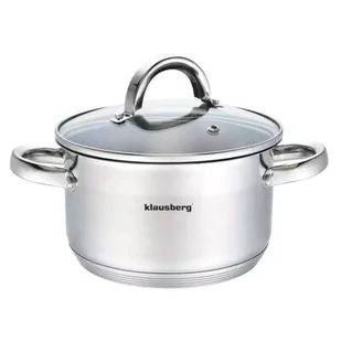 Klausberg Garnek stalowy 2.6L 18cm KB-7123 - Garnki - miniaturka - grafika 1