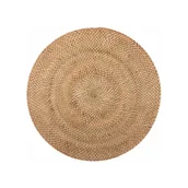 Obrusy i serwetki - Naturalna rattanowa mata stołowa Tiseco Home Studio, ⌀ 36 cm - miniaturka - grafika 1