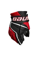 Hokej - Rękawice hokejowe Bauer Vapor 3X PRO Black/Red Junior 11 cali - miniaturka - grafika 1