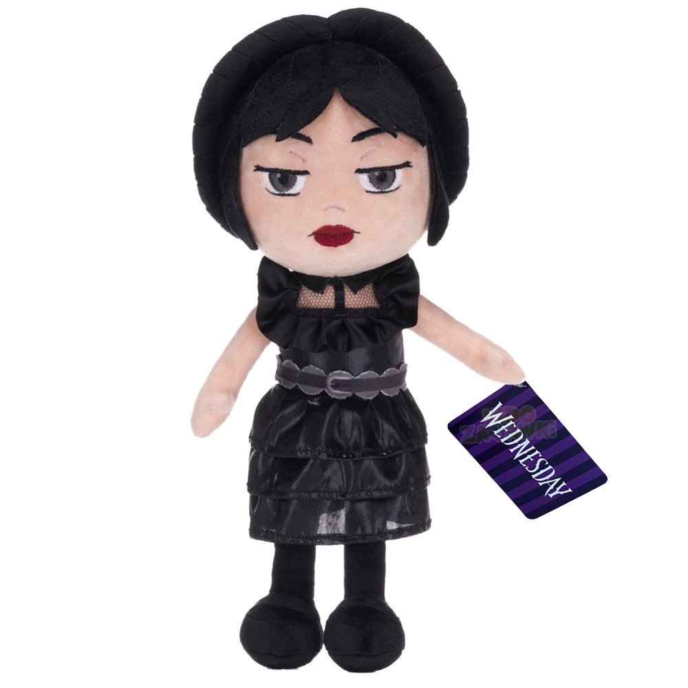 Wednesday Addams W Sukni Maskotka 40 cm Oryginalny Duży Pluszak Lalka