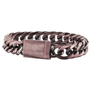 Bransoletka Męska Police PJ25507BSEBR-02-S 21 cm - Bransolety męskie - miniaturka - grafika 1