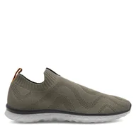 Sneakersy męskie - Sneakersy BASS OUTDOOR BA22A305 Zielony - miniaturka - grafika 1